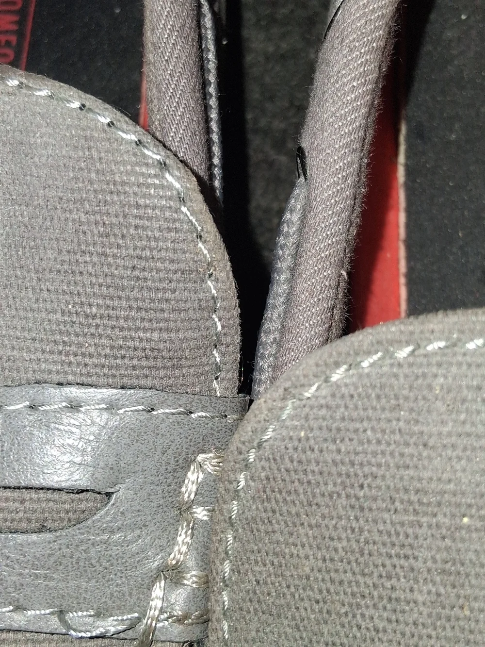 Levi's Gray Canvas Slip-On Loafers